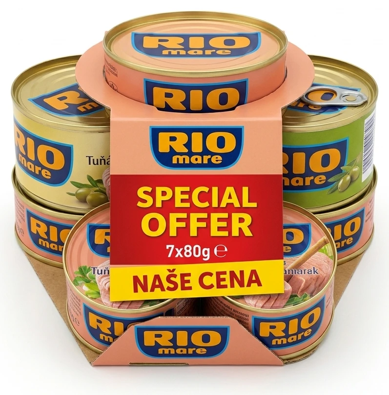 Rio Mare Tuňák steak v olivovém oleji kytička