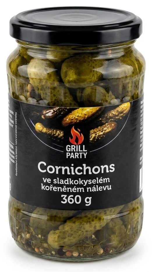 Grill Party Okurky cornichons