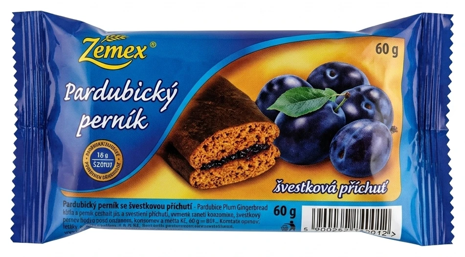 Pardubický perník se švestkovou příchutí