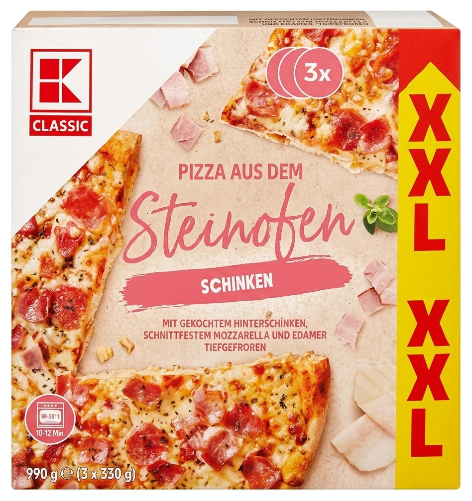 Pizza šunková/salámová z kamenné pece