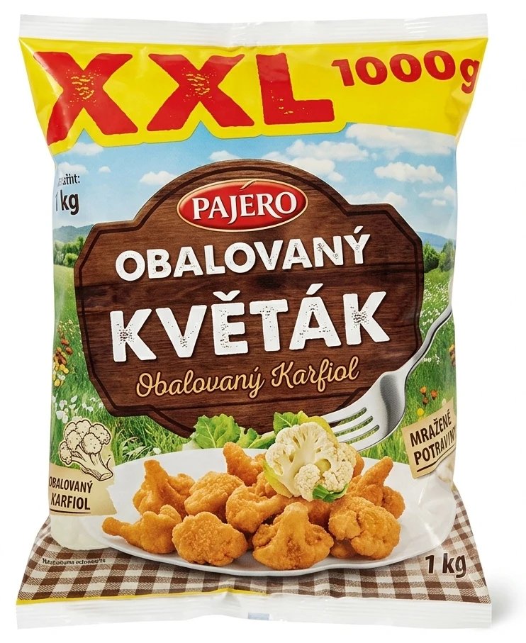 PAJERO Květák obalovaný XXL