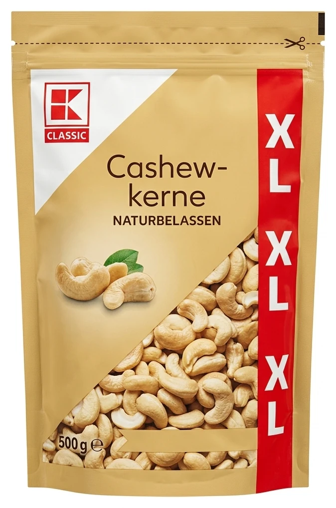 Kešu natur XXL balení
