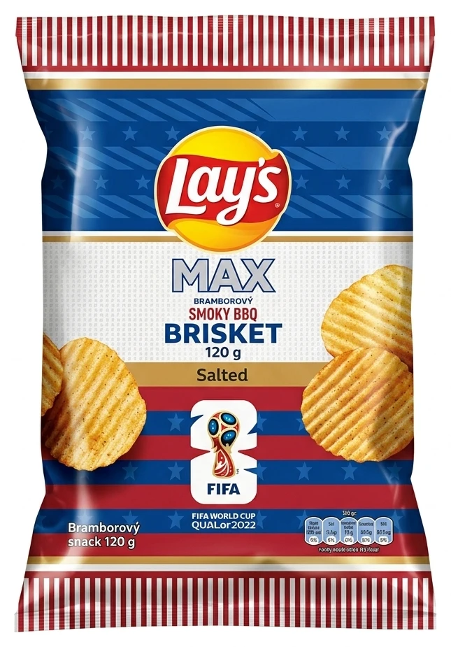 Lay's Bramborový snack BBQ brisket