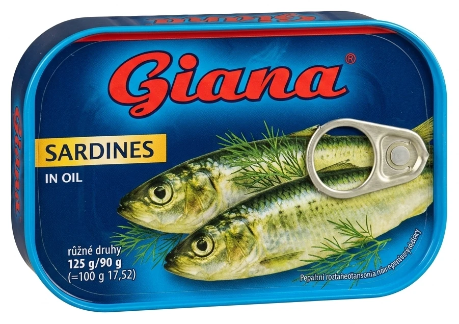 GIANA Sardinky různé druhy