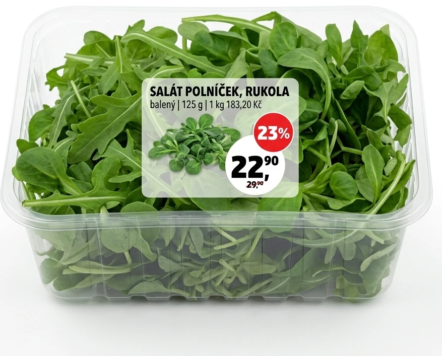 Salát polníček, rukola