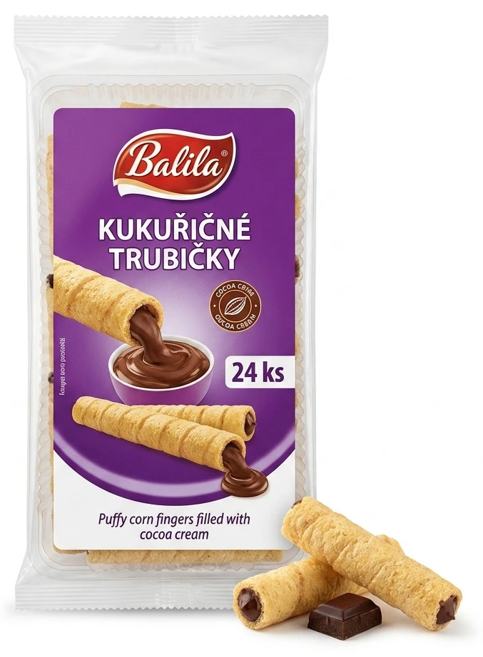 Kukuřičné trubičky Balila