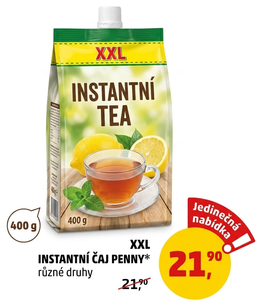 Instantní čaj XXL Penny různé druhy