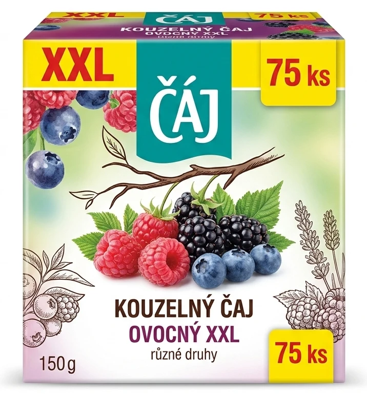 Kouzelný čaj ovocný XXL různé druhy
