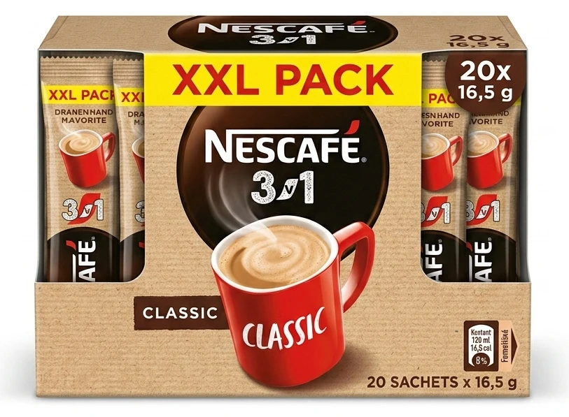 Nescafé 3v1 XXL různé druhy