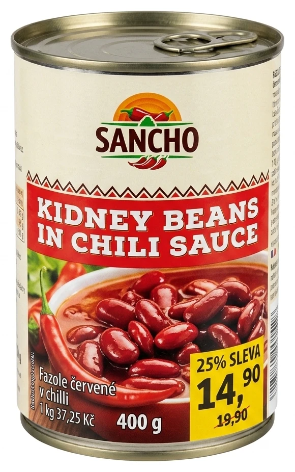 Fazole Sancho červené v chilli