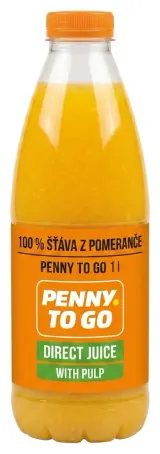 100% šťáva z pomeranče Penny To Go