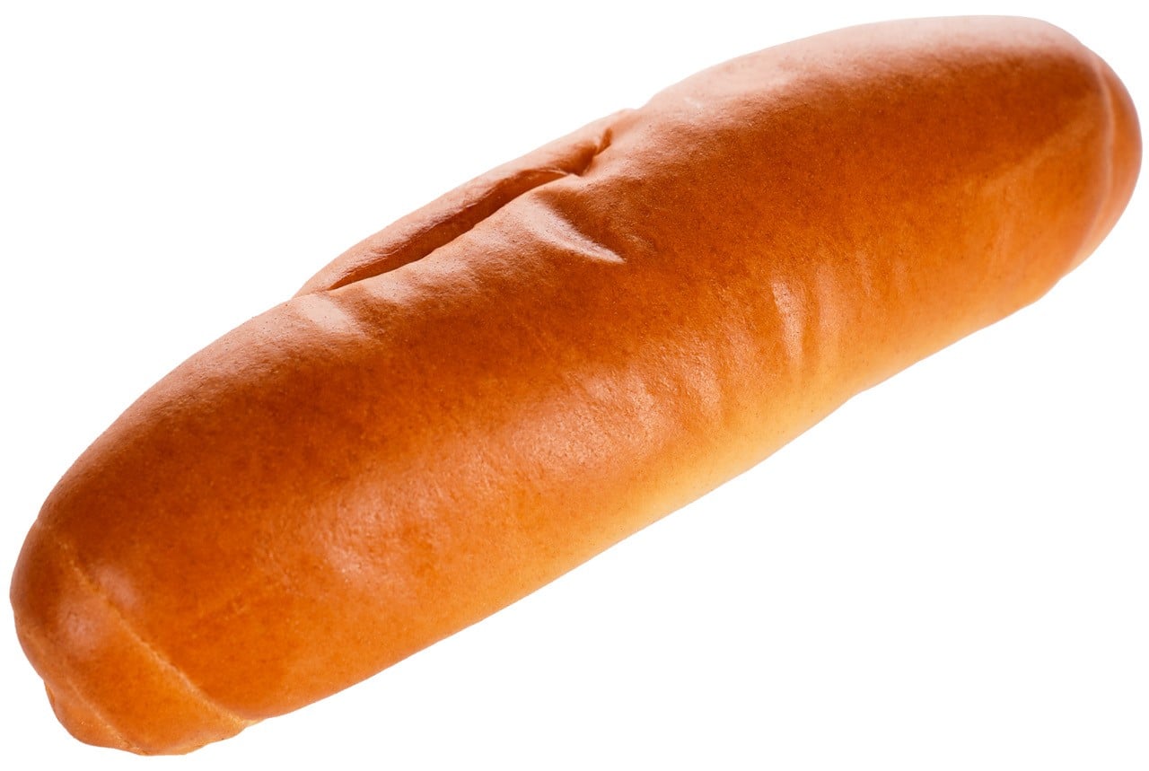Merhautovo pekařství Hot dog rohlík mléčný bez posypu
