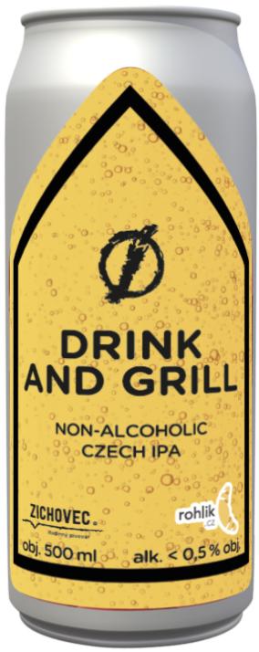 Zichovec Drink and Grill nealkoholické pivo