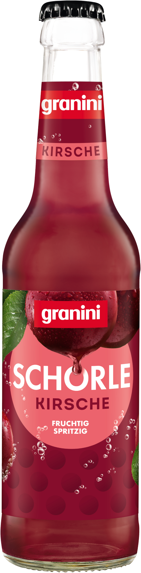 Granini Schorle Třešeň ovocný nápoj sklo