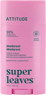 Attitude Super Leaves deodorant bez hliníku kokos a lesní plody