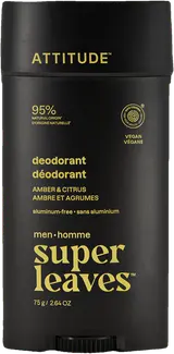 Attitude Super Leaves pánský deodorant bez hliníku amber a citrus