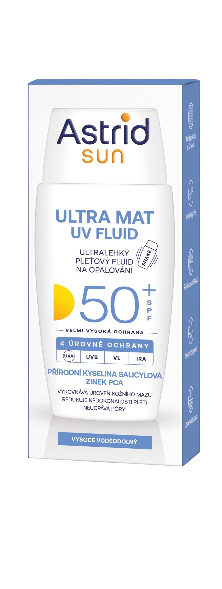 ASTRID SUN olejový pleťový fluid  OF50+ 50ml