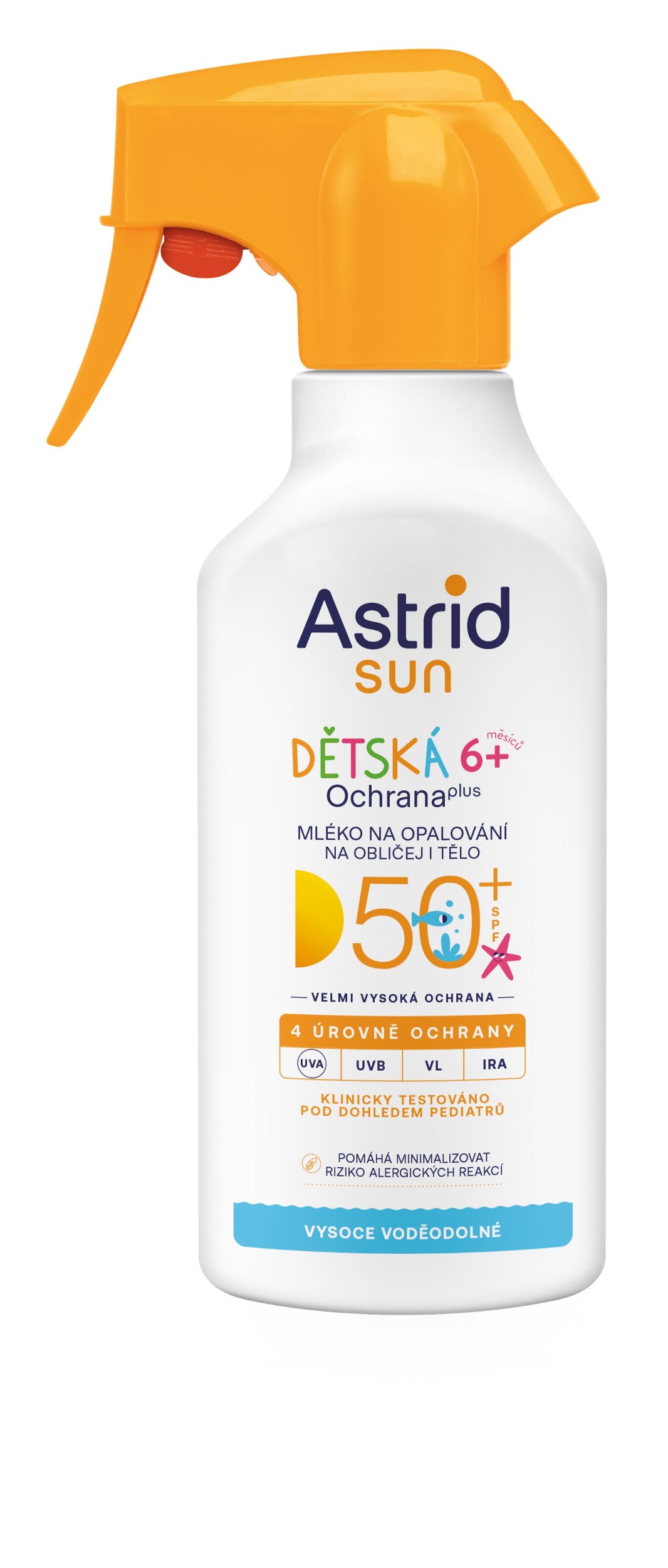 ASTRID SUN Dětské mléko na opalování sprej OF 50+ 270 ml