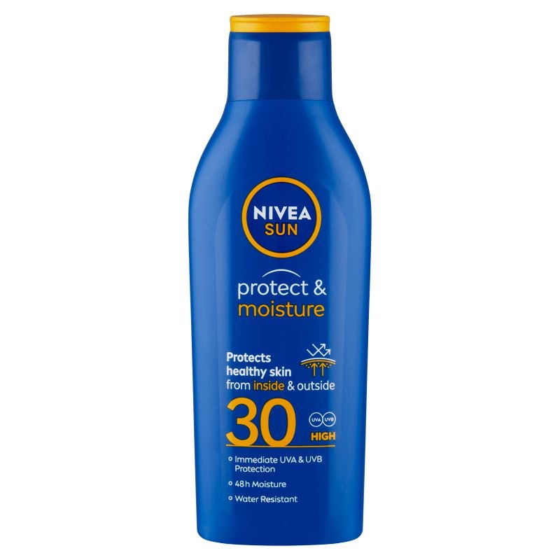Nivea Sun Protect & Moisture Hydratační mléko na opalování OF 30 200ml