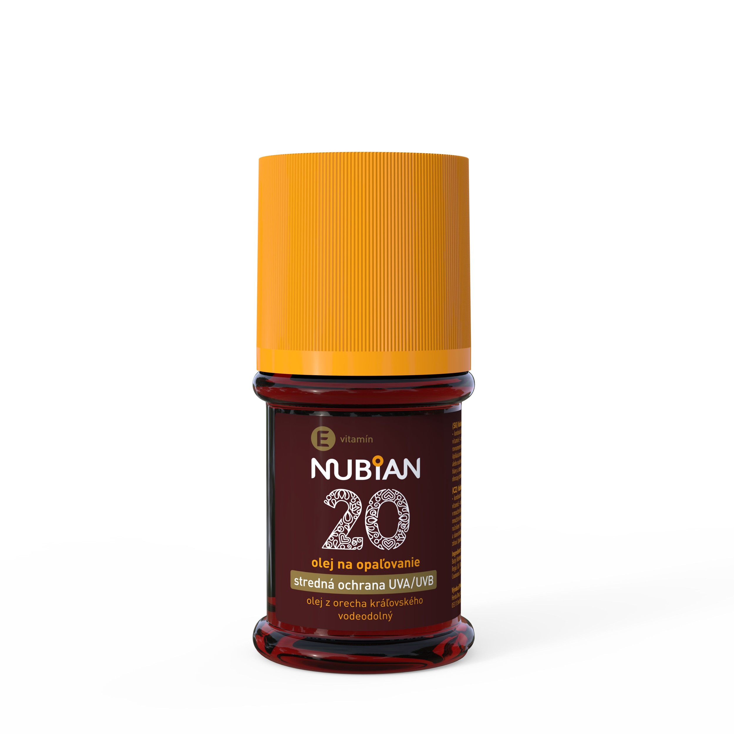 Nubian Olej na opalování SPF 20 60 ml