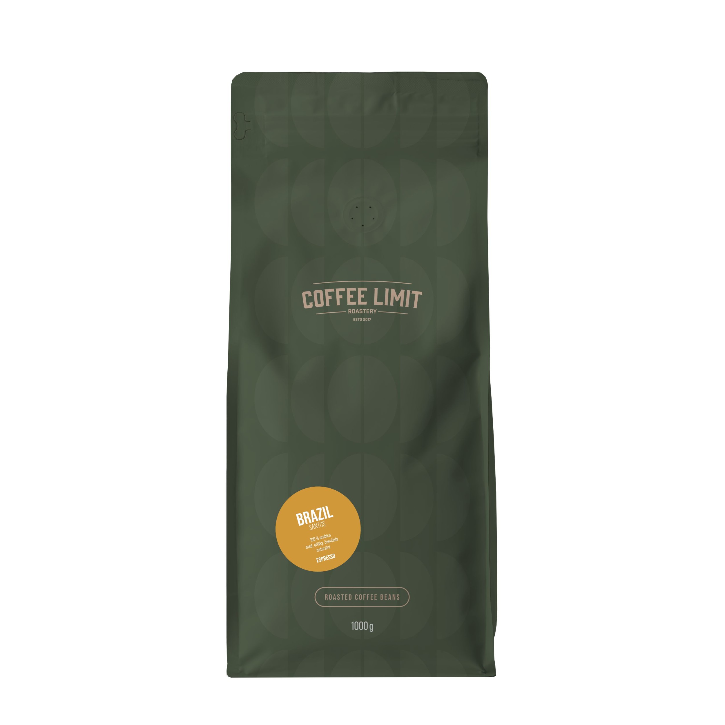 Coffee Limit Brazil Santos Zrnková káva 1kg
