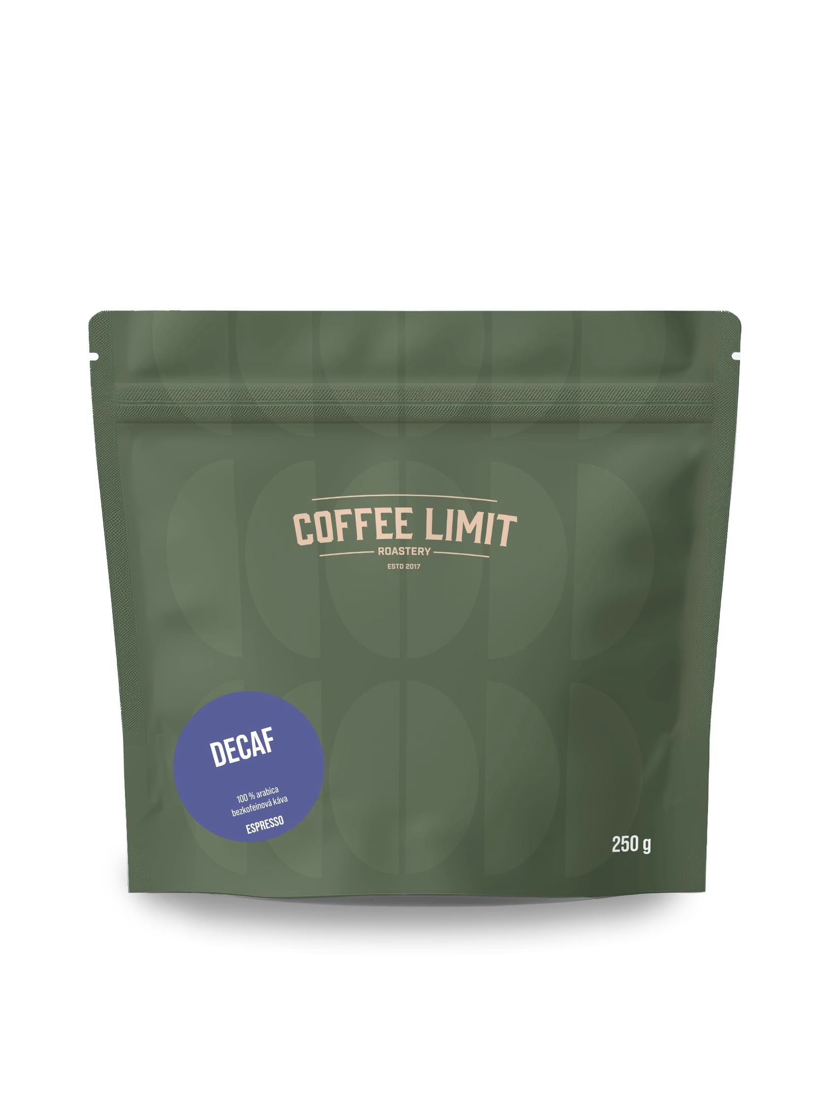 Coffee Limit Colombia Sugarcane Decaf Zrnková 250g