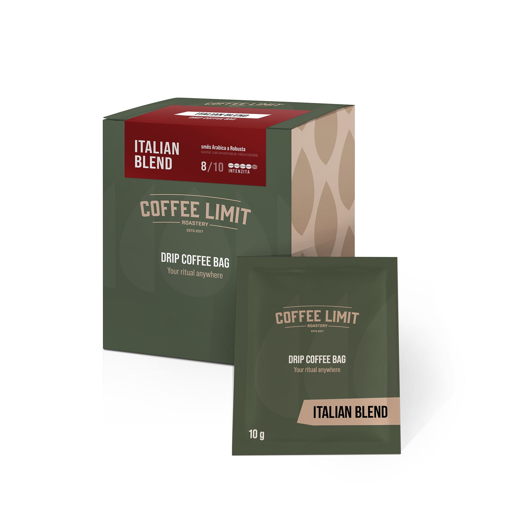 Coffee Limit Italian Blend - 5x10g Drip Coffe bag