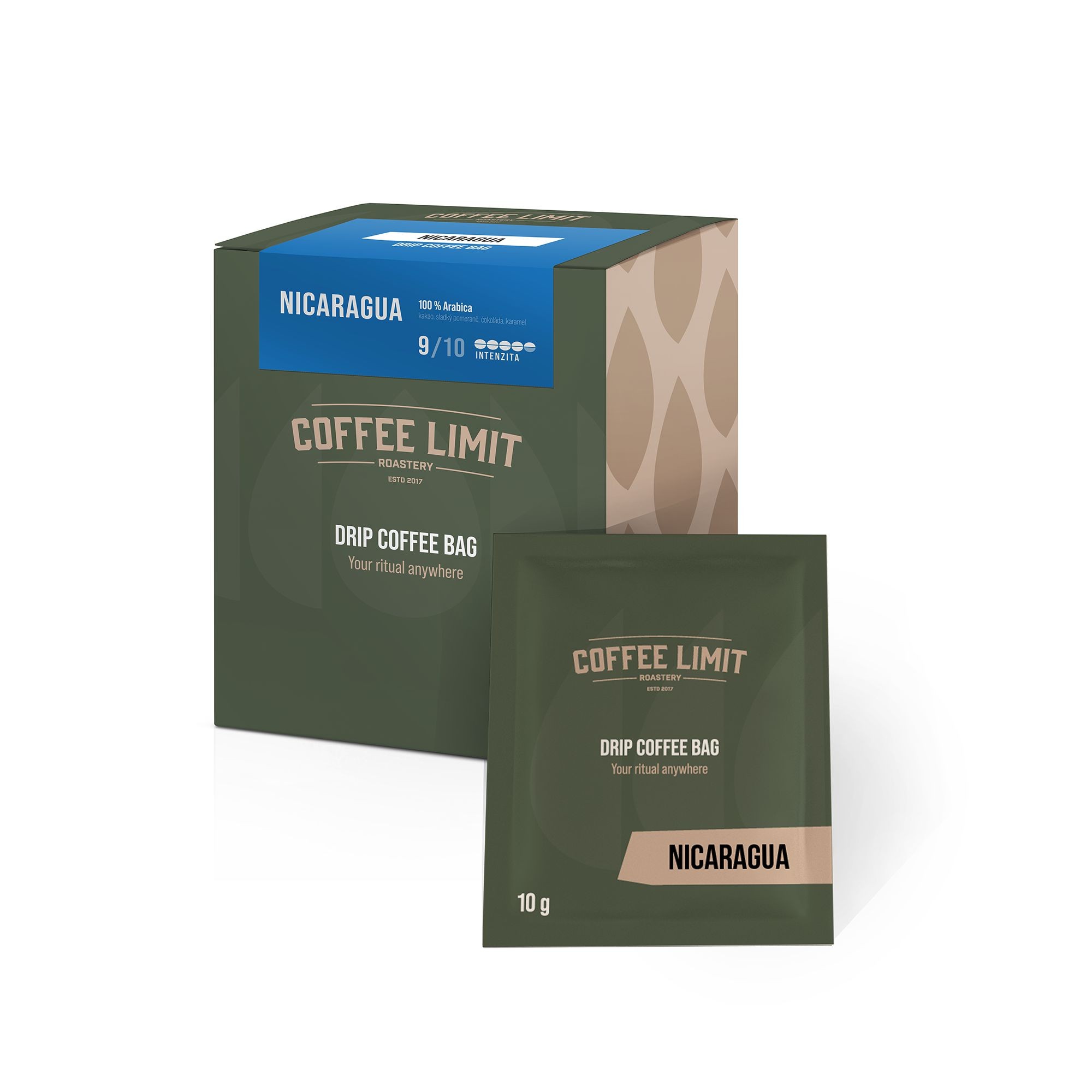 Coffee Limit Nicaragua - 5x10g Drip Coffee bag