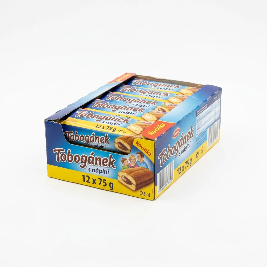 Tobogánek s náplní 12 x 75 g