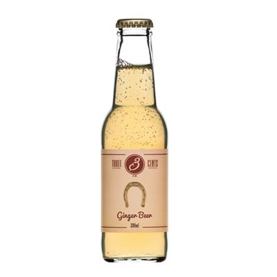 THREE CENTS Ginger Beer 4 x 200 ml