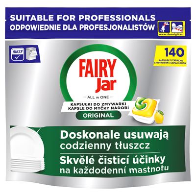 Jar Professional Lemon/citron kapsle do myčky 140 ks