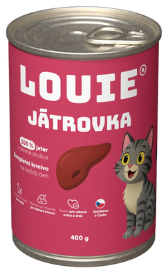 Louie konzerva pro kočky - játrovka