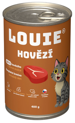 Louie konzerva pro kočky - hovězí