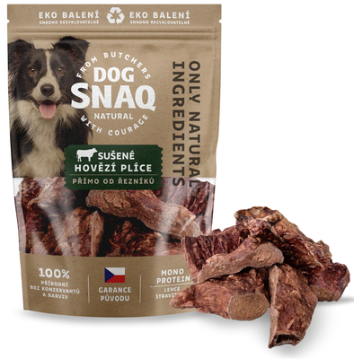 Dog Snaq Natural Hovězí plíce, sušené