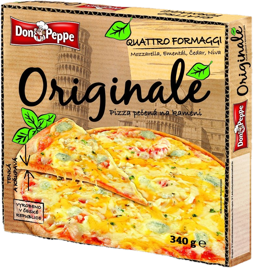 Don Peppe Pizza Originále Quattro Formaggi