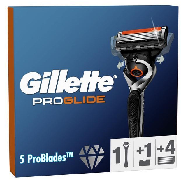 Gillette ProGlide Pánský holicí strojek + 4 hlavice