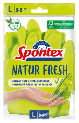 Spontex Natur Fresh Rukavice vel. L