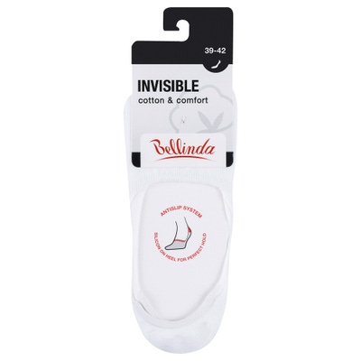 Bellinda INVISIBLE SOCKS bílé, vel.  39-42