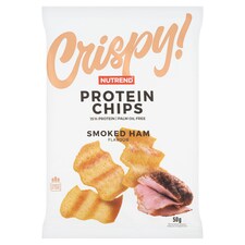 Nutrend Crispy! Protein Chips příchuť uzená šunka 50g