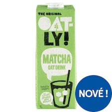 Oatly! Ovesný nápoj s matcha zeleným čajem 1l