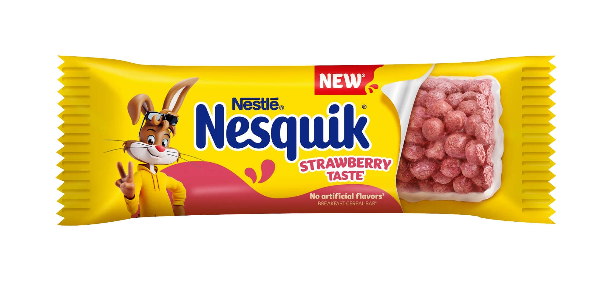 Nestlé Nesquik cereální tyčinka jahodová příchuť