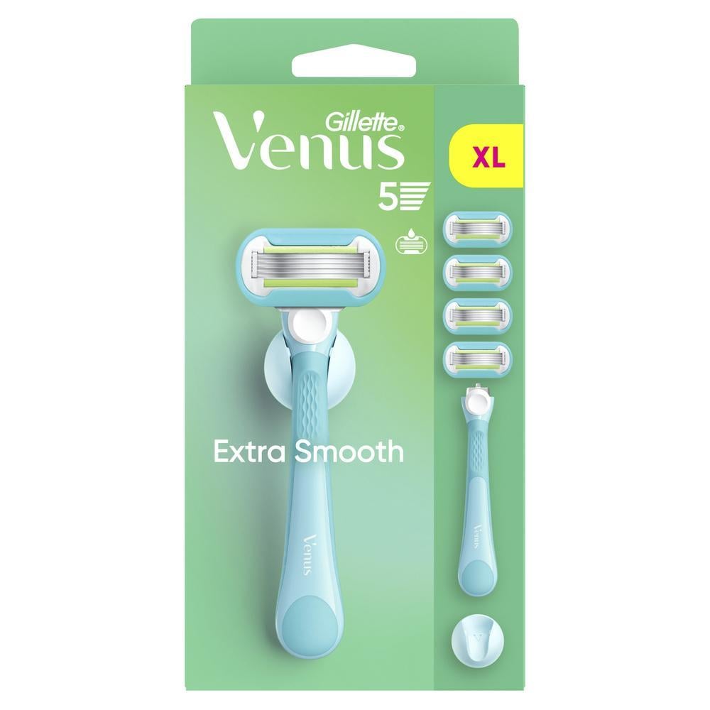 Gillette Venus Extra Smooth dámský holicí strojek + 4 hlavice