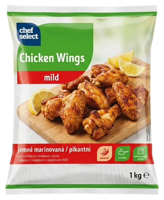 Chef Select Kuřecí křídélka jemně marinovaná pikantní