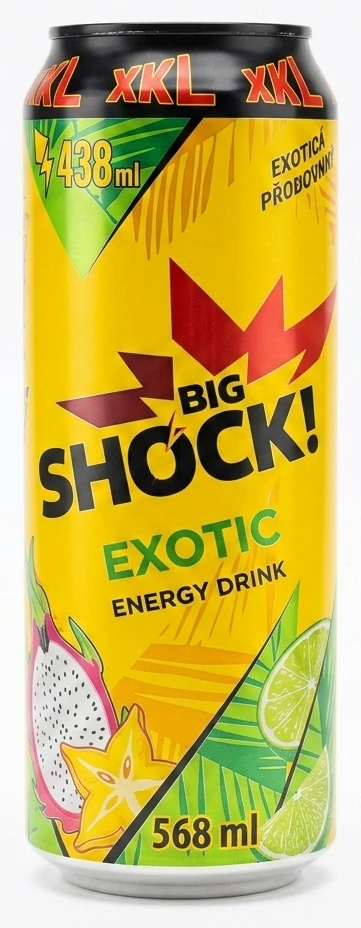 BIG SHOCK! energetický nápoj exotic