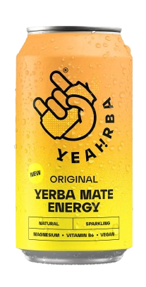 YEAHRBA Mate energy Original perlivá – plech