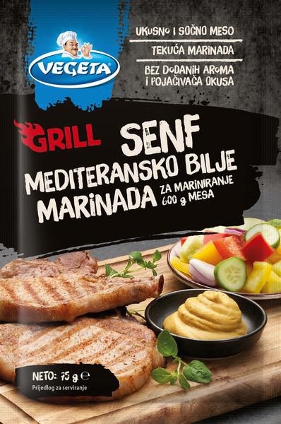 Podravka Marináda s hořčicí a se středozemními bylinkami 75g
