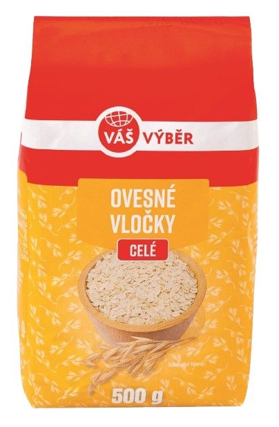 Váš Výběr Ovesné vločky celé 500g