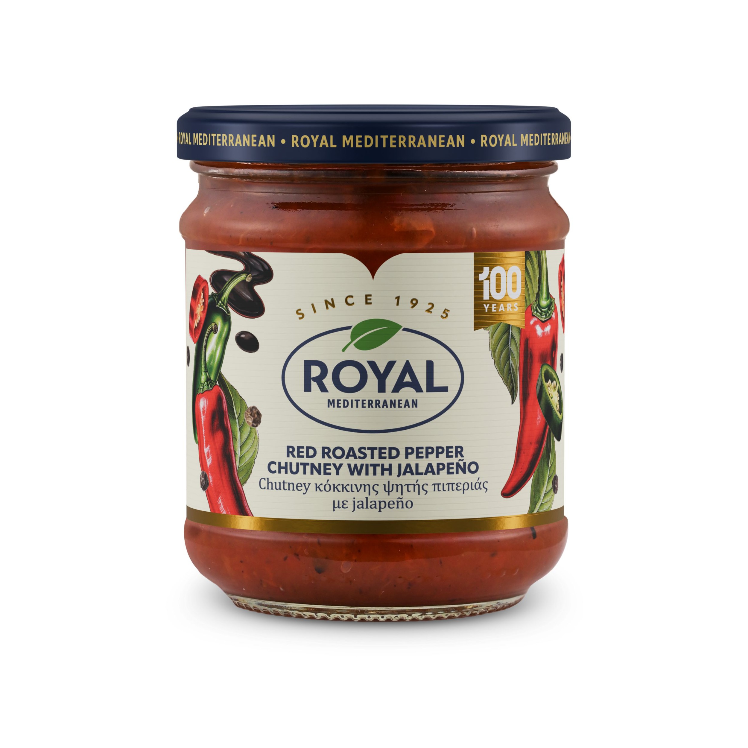 Royal Chutney z červené pečené papriky s jalapeňo 215g