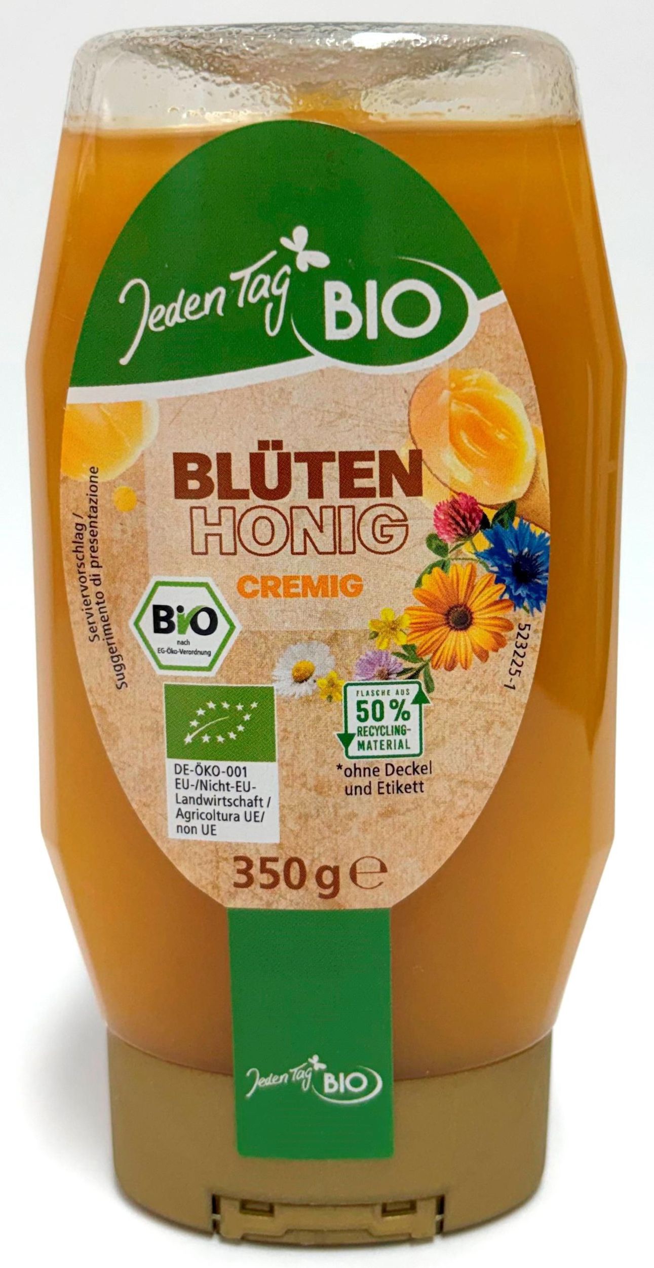 Jeden Tag Med květový pastový BIO, dávkovač 350g