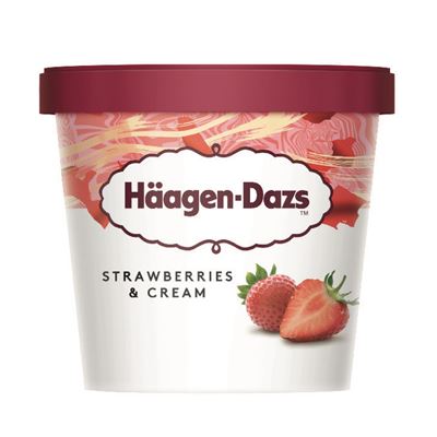 Häagen-Dazs Jahoda smetana mraž. 24 x 95 ml